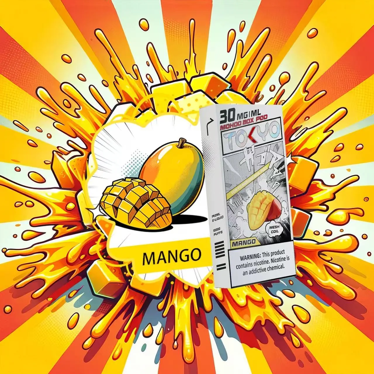 東京魔盒電子煙煙彈 芒果味